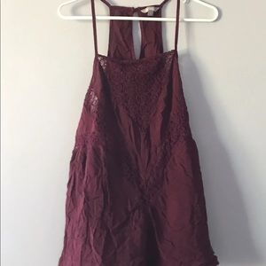 Maroon tank top